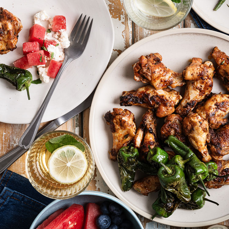 Sommarens grillbuffé